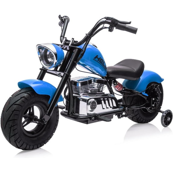 36V Ride On Off-Road Motorcycle Electric Dirt Bike for Teens, 350W Brushless Motor, 16.5MPH with Music, Spring Suspension, LED Light, Leather Seat for 14+ Years Old Kids Max Load 176lbs