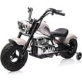 thumbnail image 1 of 36V Ride On Off-Road Motorcycle Electric Dirt Bike for Teens, 350W Brushless Motor, 16.5MPH with Music, Spring Suspension, LED Light, Leather Seat for 14+ Years Old Kids Max Load 176lbs, 1 of 6