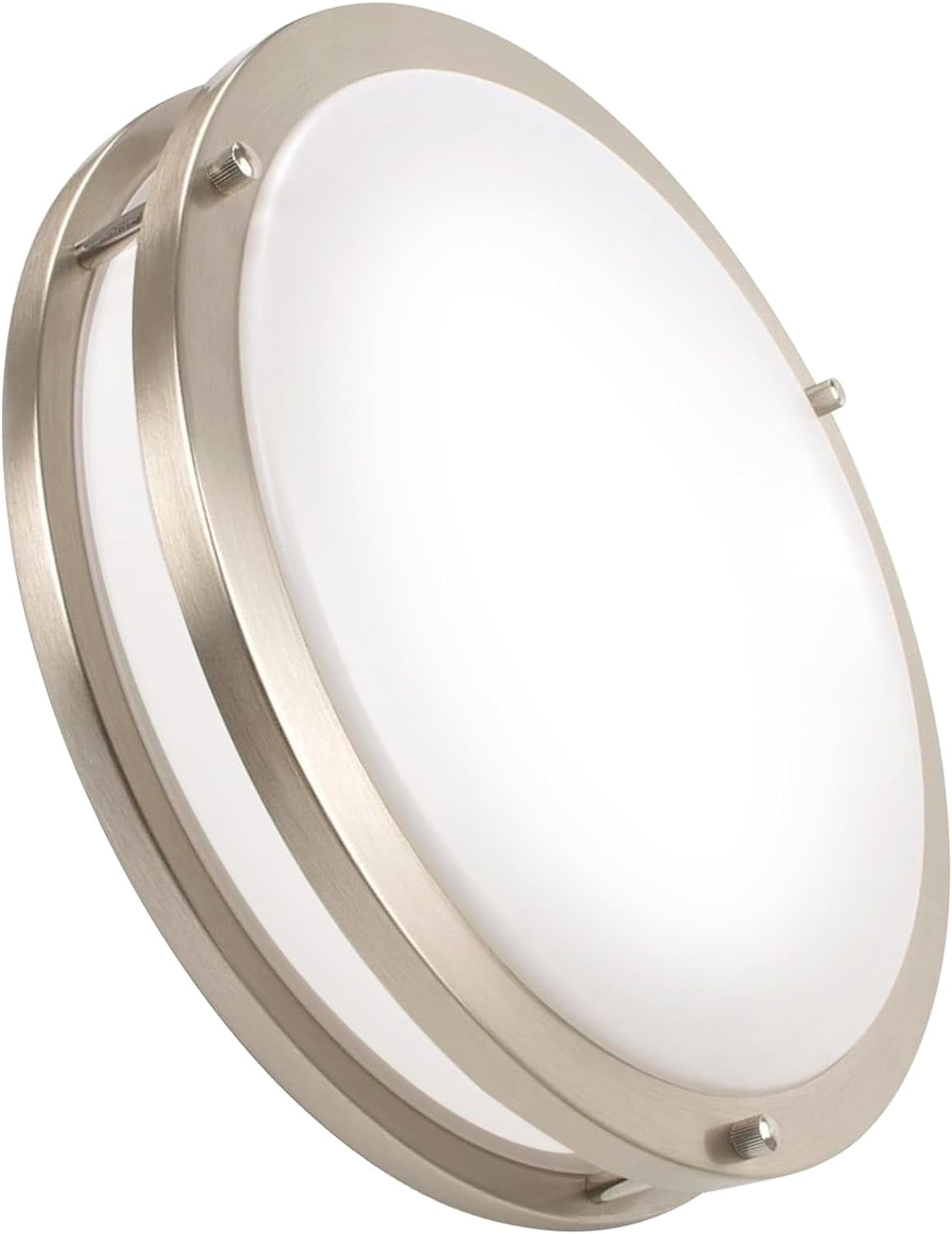 36W 13inch LED Flush Mount Ceiling Light Fixture Dimmable Brushed
