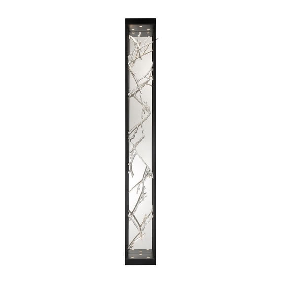 36W 6 Led Wall Sconce In Transitional Style 6 Inches Wide By 48 Inches High-Black/Silver Finish Eurofase Lighting 38638-022