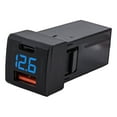 36W Car for Qc3.0 Fast Charger 12V Dual Usb Phone Socket Voltage