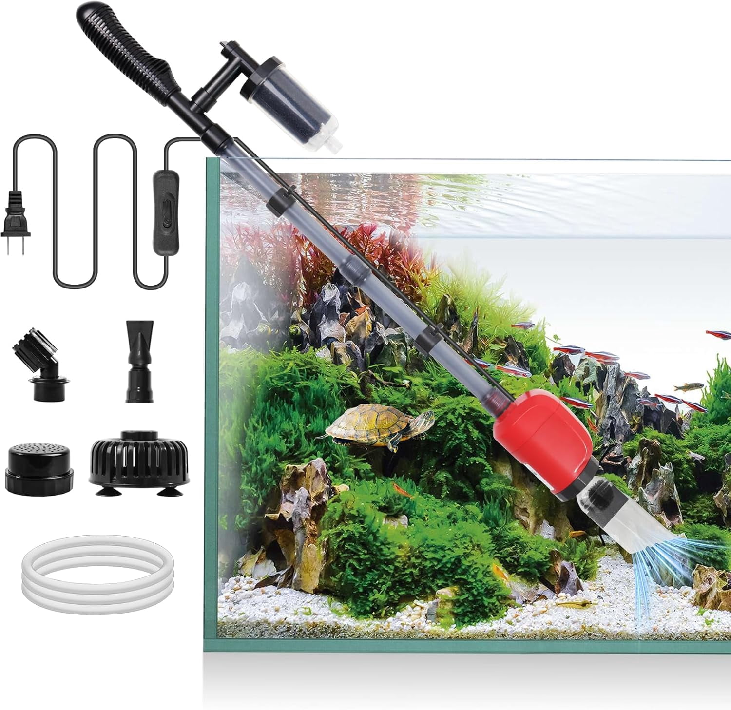 Photo inspiration: Fresh Look at 36W Electric Gravel Cleaner For Aquariums Automatic Fish Tank Vacuum
