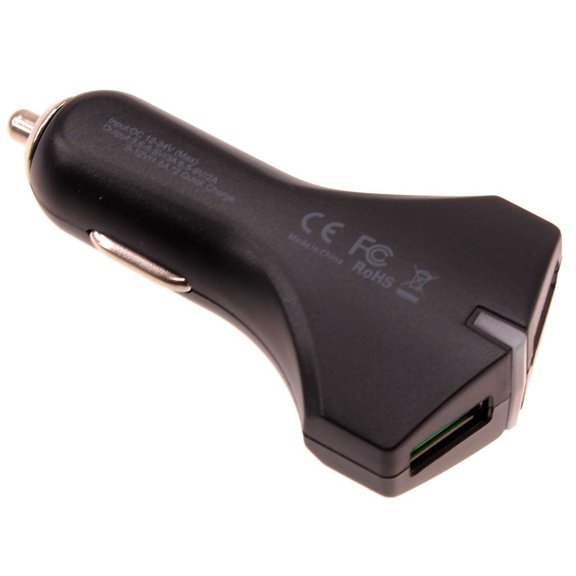 36W Fast Car Charger for Samsung Galaxy S23/Ultra/Plus Phone - 2-Port USB Power Adapter DC Socket Quick Charge B2R Compatible With Galaxy S23/Ultra/Plus Model