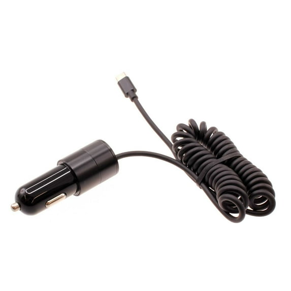 36W Fast Car Charger for Samsung Galaxy Z Fold 2 - USB-C Power Adapter Coiled Type-C Cable Extra USB Port DC Socket Quick Charge for Galaxy Z Fold 2