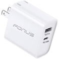 thumbnail image 1 of 36W Fast Home Charger for Samsung Galaxy Z Flip4/Flip3 5G - 2-Port USB Type-C Port Travel Wall Power, 1 of 1