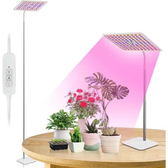 36W Full Spectrum LED Grow Light with Adjustable Stand, Auto Timer, and 4-Level Dimming Bestseling