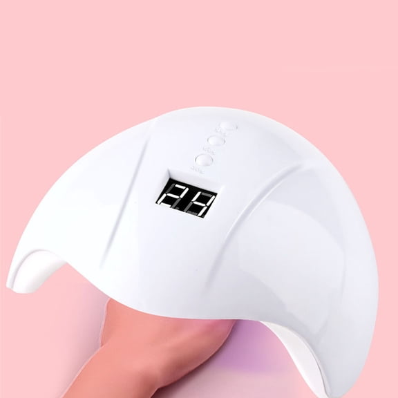 36W Intelligent Induction Nail Lamp - LED UV Phototherapy Machine, USB Powered, LCD Display, 3 Timer Settings, Fast Drying Gel Polish, Portable Home Salon, Birthday, Christmas Makeup Organizers