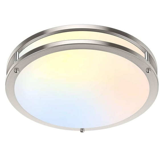 36W LED Flush Mount Ceiling Light Fixture, 13inch LED Ceiling Light 3600LM, Modern LED Light 2700K/3000K/4000K/5000K/6000K 5CCT, Low Profile Ceiling Fixture for Bedroom, Kitchen, Bathroom