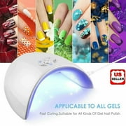36W LED UV Nail Polish Dryer Lamp Gel Acrylic Curing Light Spa Professional Kit