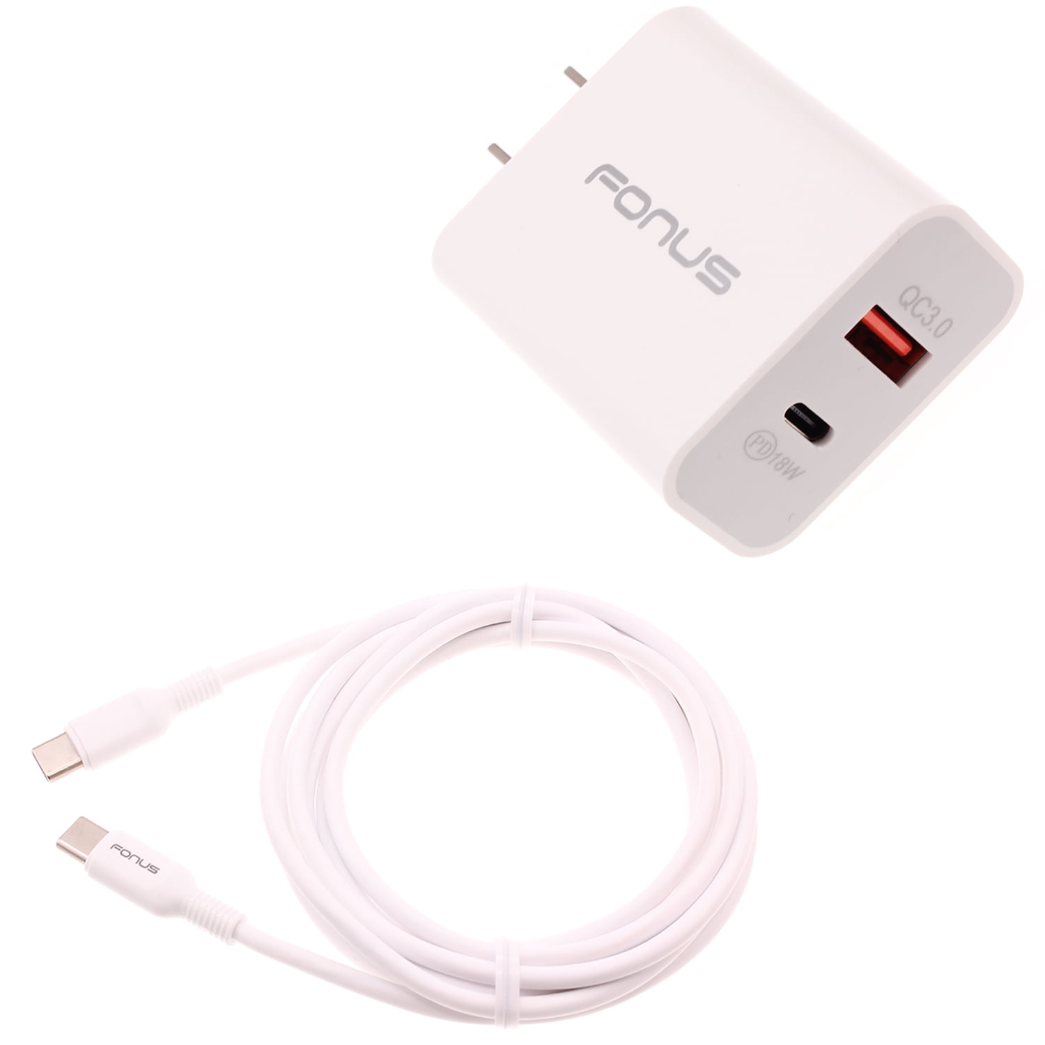 36W PD Home Charger Fast Type-C for Google Pixel 9/Pro/Pro XL/9a Phones - 6ft Long Cable USB-C Power Cord QC3.0 Adapter Wall AC Plug Wire