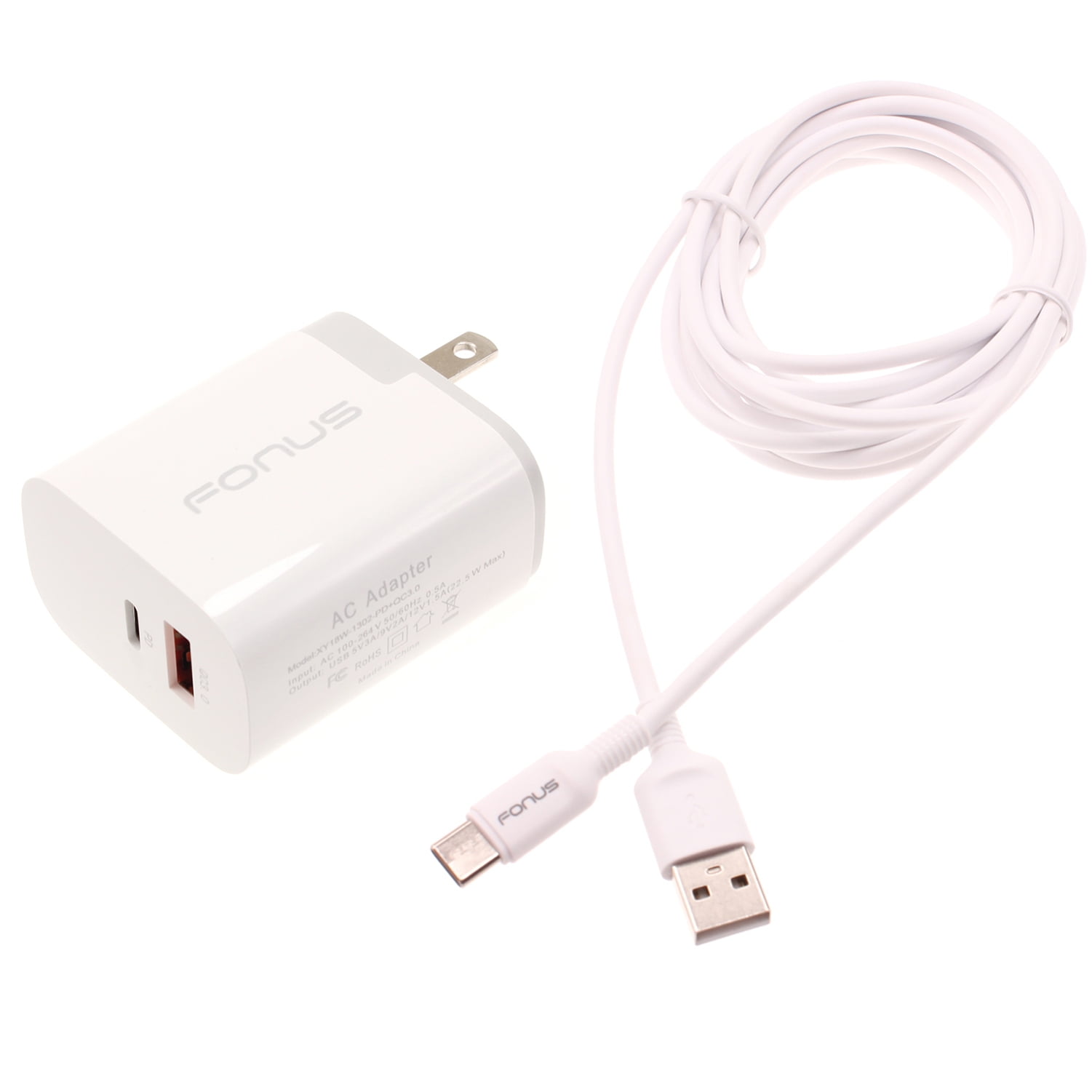 36W PD Home Charger for Samsung Galaxy Tab S6 Lite 10.4" (2022)/(2020)/10.5" (2019) - Fast Type-C 6ft Long Cable USB-C Power Cord QC3.0 Adapter for Galaxy Tab S6 Lite 10.4" (2022)/(2020)/10.5" (2019)