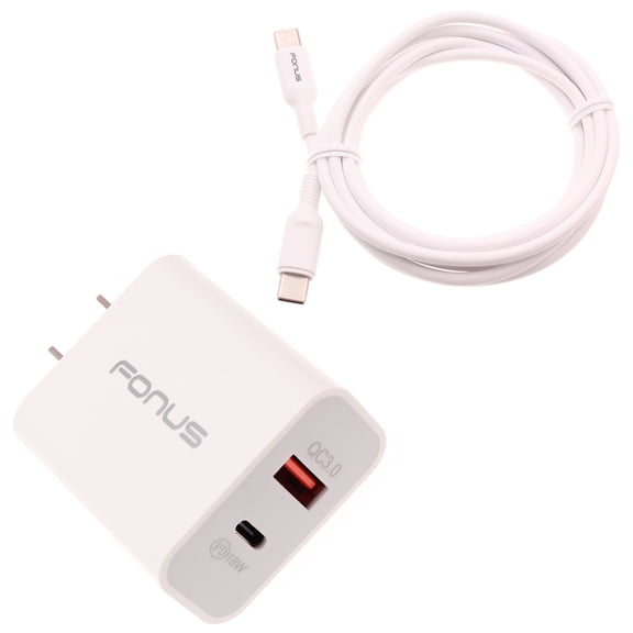 36W PD Home Charger for OnePlus 11/12/12R/13/13R 5G - Fast Type-C 6ft Long Cable USB-C Power Cord QC3.0 Adapter Wall AC Plug
