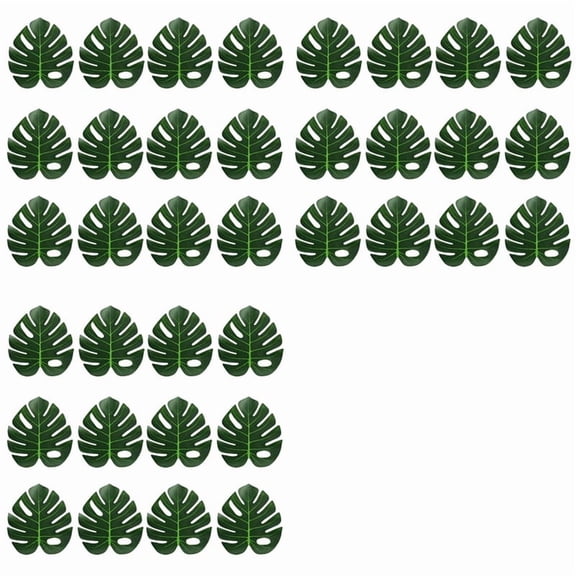 36X Artificial Tropical Palm Leaves Jungle Party Decoration Animal Summer Hawaiian Wedding Home Table Decor XL