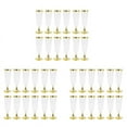thumbnail image 1 of 36X Wedding Champagne Flute Disposable Plastic Wedding Cup Champagne Glass Drinking Utensils for -Golden, 1 of 4