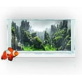 thumbnail image 1 of 36X20IN Natural Background Aquarium Background, 3D Image of Underwater Fish Tank Decoration, Reef Greenery with 10 EVA Double-Sided Tape, 1 of 5
