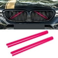 thumbnail image 1 of 36cm Front Grille Trim Strips Color Support Grill Bar V-Brace Wrap BlackRose Red Gray For BMW E60 E65 E66 Car Front Trim Strips, 1 of 8