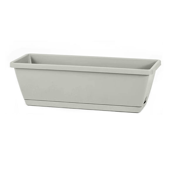 36cm Rectangular Seed Sprouter Tray Plastic Vegetable Planter Microgreens Growing Container Germination Kit with Lid Hydroponic Flower Pot for Indoor Garden