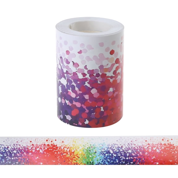 36ft Confetti Bulletin Board Decors Bulletin Border Colorful Border Classroom Bulletin Paper Border for Bulletin Board