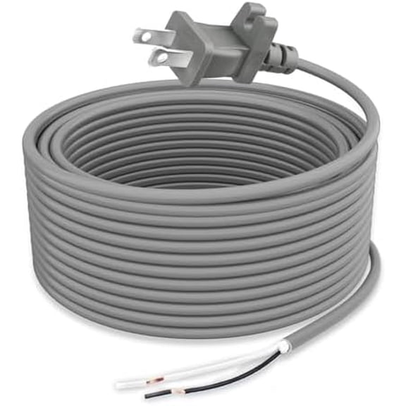 36ft Upright Vacuum Cleaner Replacement Cord for Shark Bissell Hoover Electrolux Eureka Sanitaire Kenmore AC Gray Extension Cord$$Household Cleaning Products & Supplies