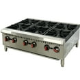 thumbnail image 1 of NSF Gas Hot Plate 6 Burner Gas Stove 36" Commercial Stove Top Countertop Gas Range Commercial Cooking Equipment 150,000 BTU, ETL Listed, 1 of 13