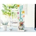 thumbnail image 1 of TX USA 36in Spring Hello Porch Sign for Front Door - Wooden Porch Sign, Front Porch Decor, Home Decor Sign, 1 of 4