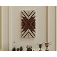 thumbnail image 1 of 36in Wall Decor Wooden Art - Geometric Pattern Wood Wall Hanging, Boho Wall Art Prints for Apartment, Bedroom, Living Room, 1 of 9