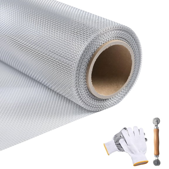 36in X 200in Stainless Steel Window Screen Roll - Rust-resistant Diy Replacement For Windows & Doors