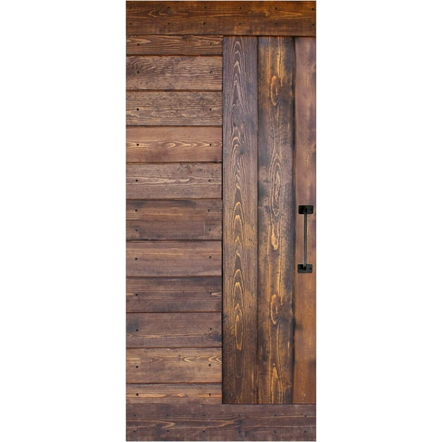 36in X 84in S Series DIY Solid Wood Interior Sliding Barn Door Slab