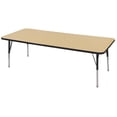 thumbnail image 1 of ECR4Kids 9 Piece Rectangular Activity Table & 12'' Chair Set, 1 of 2