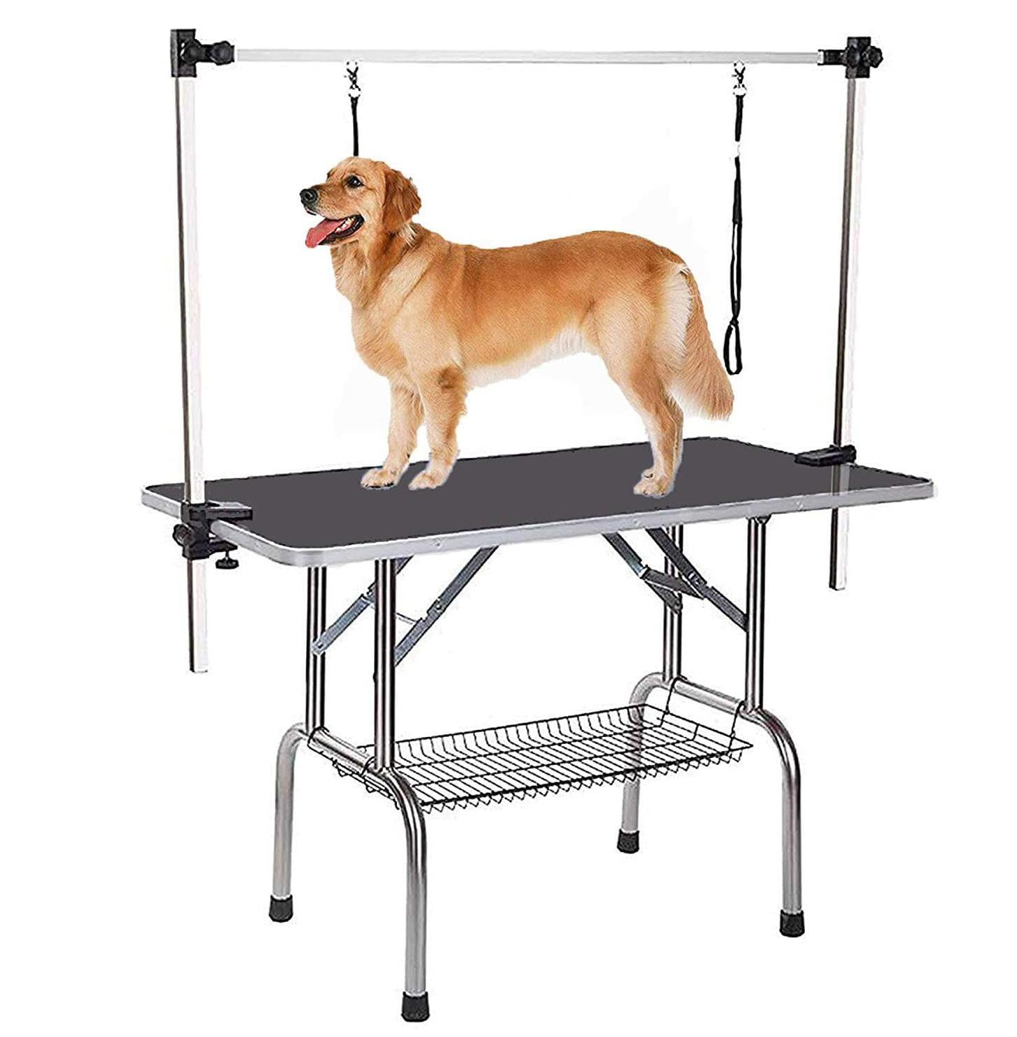 https://i5.walmartimages.com/seo/36inch-Grooming-Table-Dogs-Cats-Heavy-Duty-Stainless-Steel-Foldable-Pets-Bathing-Desk-Adjustable-Height-Storage-Basket-330lbs-Load-Bearing-Black-Medi_38b6148a-f82f-41c6-a088-641e3e1823dd.4c46bf4d7b871ae5228db6cd3bbb0447.jpeg