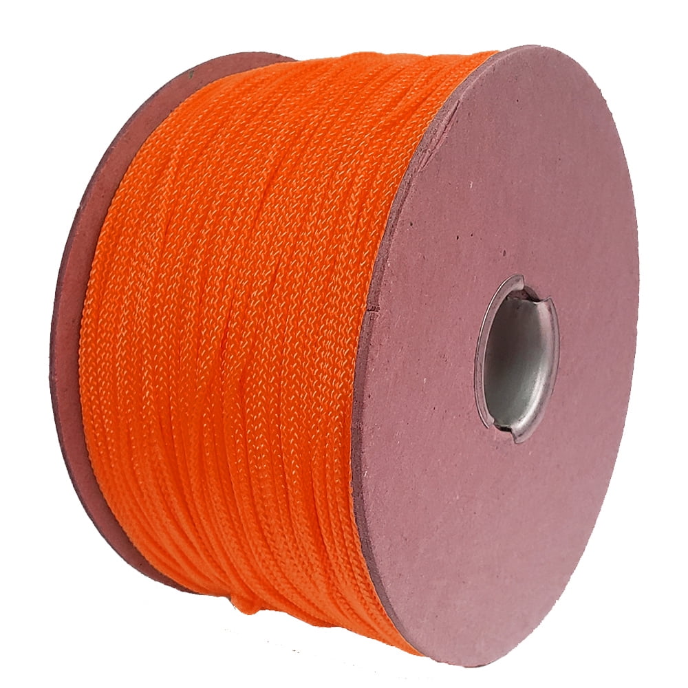 36lb. Braided Polyester Dacron Reel Line, 1 LB Spool, 420 Feet (128 Meters), Orange