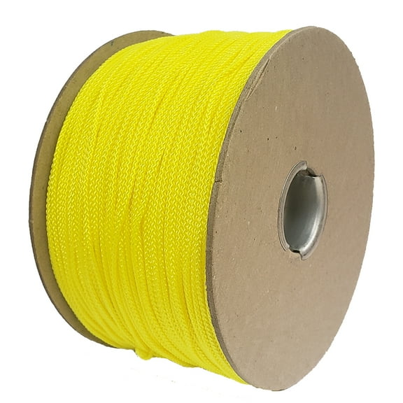 36lb. Braided Polyester Dacron Reel Line, 1 LB Spool, 420 Feet (128 Meters), Yellow
