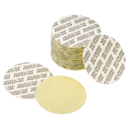36mm/1.4inch Foam Lid Liner,100pcs Foam Resistant Tamper Pressure Sensitive Seal