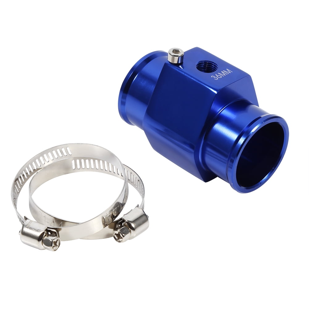 36mm Blue Water Temperature Joint Pipe Temp Sensor Gauge Radiator Hose