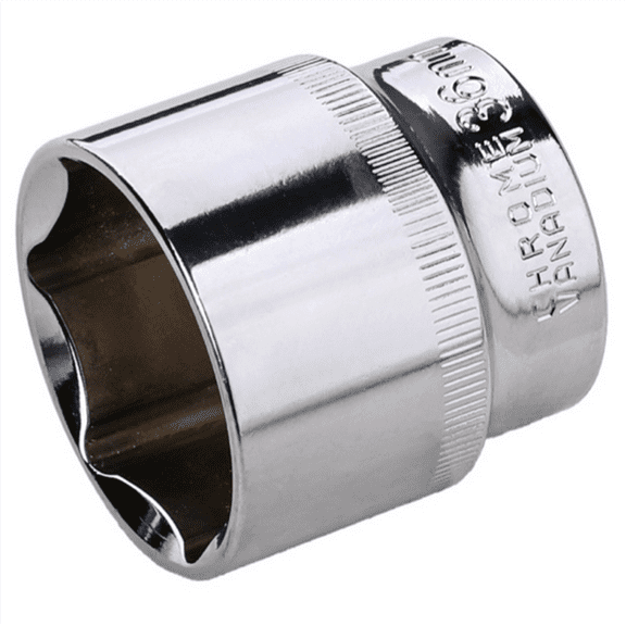 36mm Hex Socket Wrench Head 1/2 Inch Drive Anti-Rust 6 Point Socket Bit for Ratchet Wrench Auto Repair Hand Tools