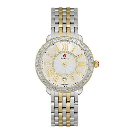 36mm Ladies Serein Mid Two Tone Diamond Watch - (18k Gold)