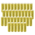 thumbnail image 1 of 36pc AA 1.2V 800mAh NiCd Rechargeable Button Top Assembly Cell Batteries, 1 of 7