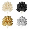 thumbnail image 1 of 36pcs 12inch Balloon Bundle Set Gold Silver Metal Baloon Black Confetti Ballons Wedding Birthday Party Decorations Baby Shower, 1 of 6