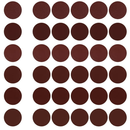 36pcs 2 Inch Hook and Loop Sanding Discs 100 240 600 800 1000 2000 Grits Flocking Sandpaper