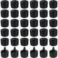 thumbnail image 1 of 36pcs 28/410 Flip Top Dispensing Cap Black Replacement Bottles Caps Reusable Plastic Bottle Cap Flip Top Caps for Shampoo Moisturizer Squeeze Bottles Dispensing Caps - Inner Diameter 28mm, 1 of 9