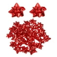 thumbnail image 1 of 36pcs 3" Mini Star Gift Bows Small Metallic Christmas Bows for Gift Wrapping Presents Birthday Wedding, Red, 1 of 6