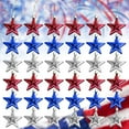 thumbnail image 1 of 36pcs 4th of July Patriotic Star Ornaments for Tree - Independence Day Star Hanging Ornaments Blue Red Mini Tree Ornaments for Patriotic Independence Day Labor Day Christmas Decor, 1 of 8