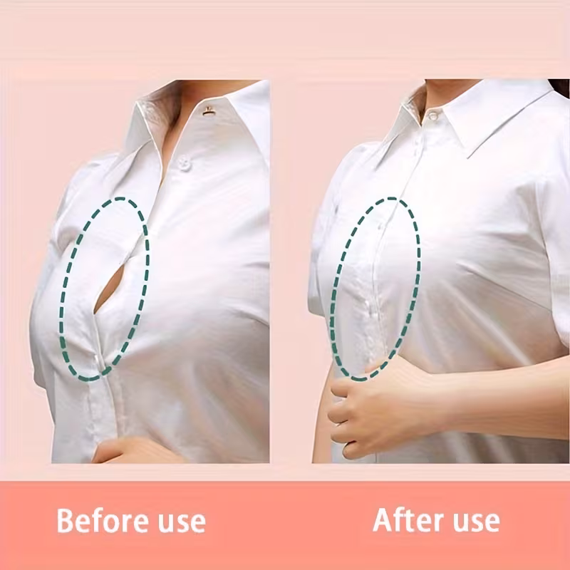 36pcs Anti-See-Through Nipple Covers, Invisible Garment Stickers for Necklines, Sweat-Proof & Anti-Slip, Seamless Low-Cut Chest Adhesive