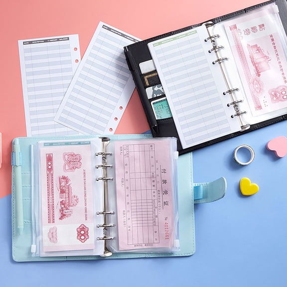 MERRYHAPY Expense Tracker Budget Sheets Offset Paper Financial Management Daily Life 36pcs