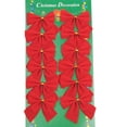 thumbnail image 1 of 36pcs Christmas Bows Ornaments for Xmas Tree Ribbons Glitter Bow, Mini Bowknot Christmas Tree Hanging Decorations, Party Home Wreaths Gift Wrapping Supplies, 1 of 7