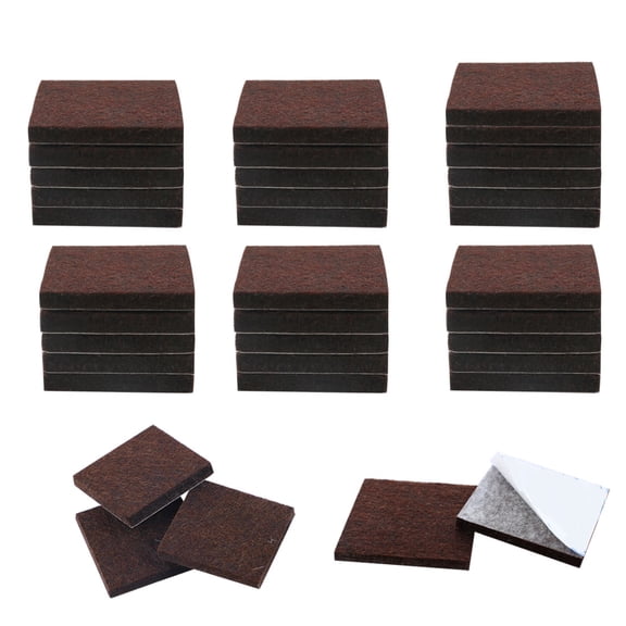 36pcs Felt Furniture Pads Square 3/4" Floor Protector for Desk Chair Leg