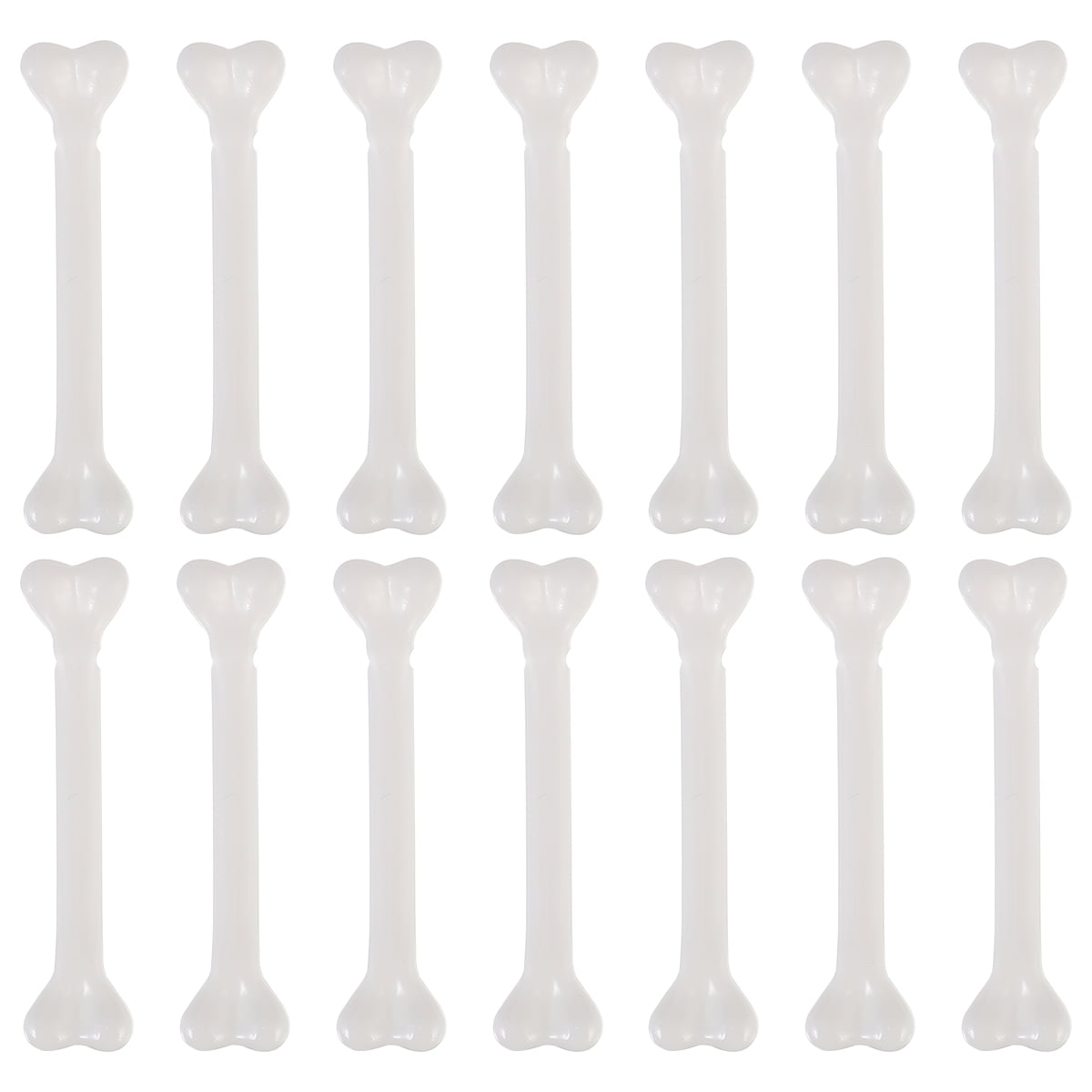 36pcs Halloween Plastic Bones DIY Plastic Bone Human Skeleton Craft Decorative Bones