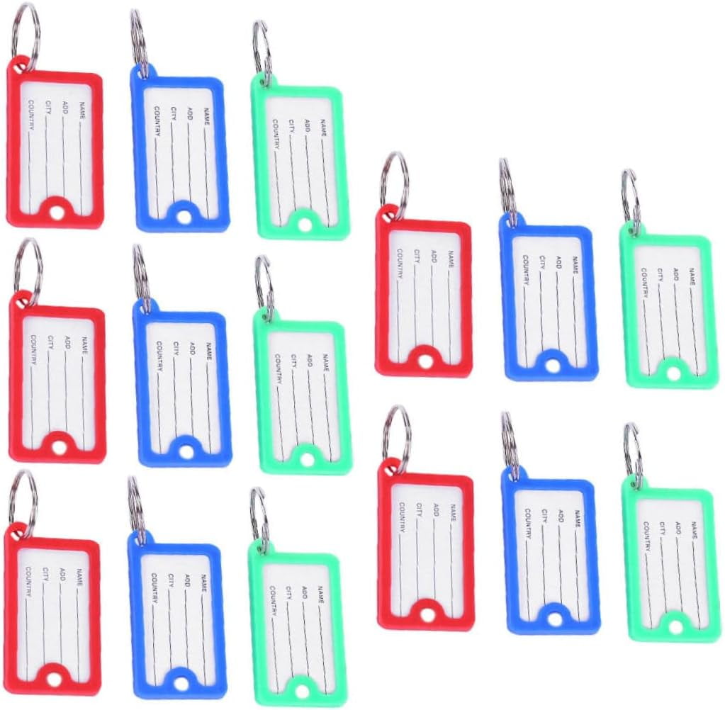 36pcs Key Tag Travel Keychain Car Parts Keychain Custom Tags Car Key