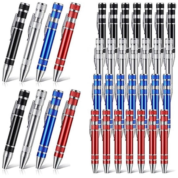 36pcs Pen Screwdriver Multitool Handy Tool Magnetic Pocket Screwdriver Multi Precision Function for Mini Gadgets Repair