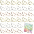 36pcs Place Card Holder Heart Shape Table Number Holder Stands Place